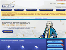 Tablet Screenshot of clarionins.com